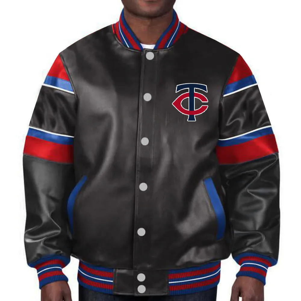 MLB Minnesota Twins Leather Jacket
