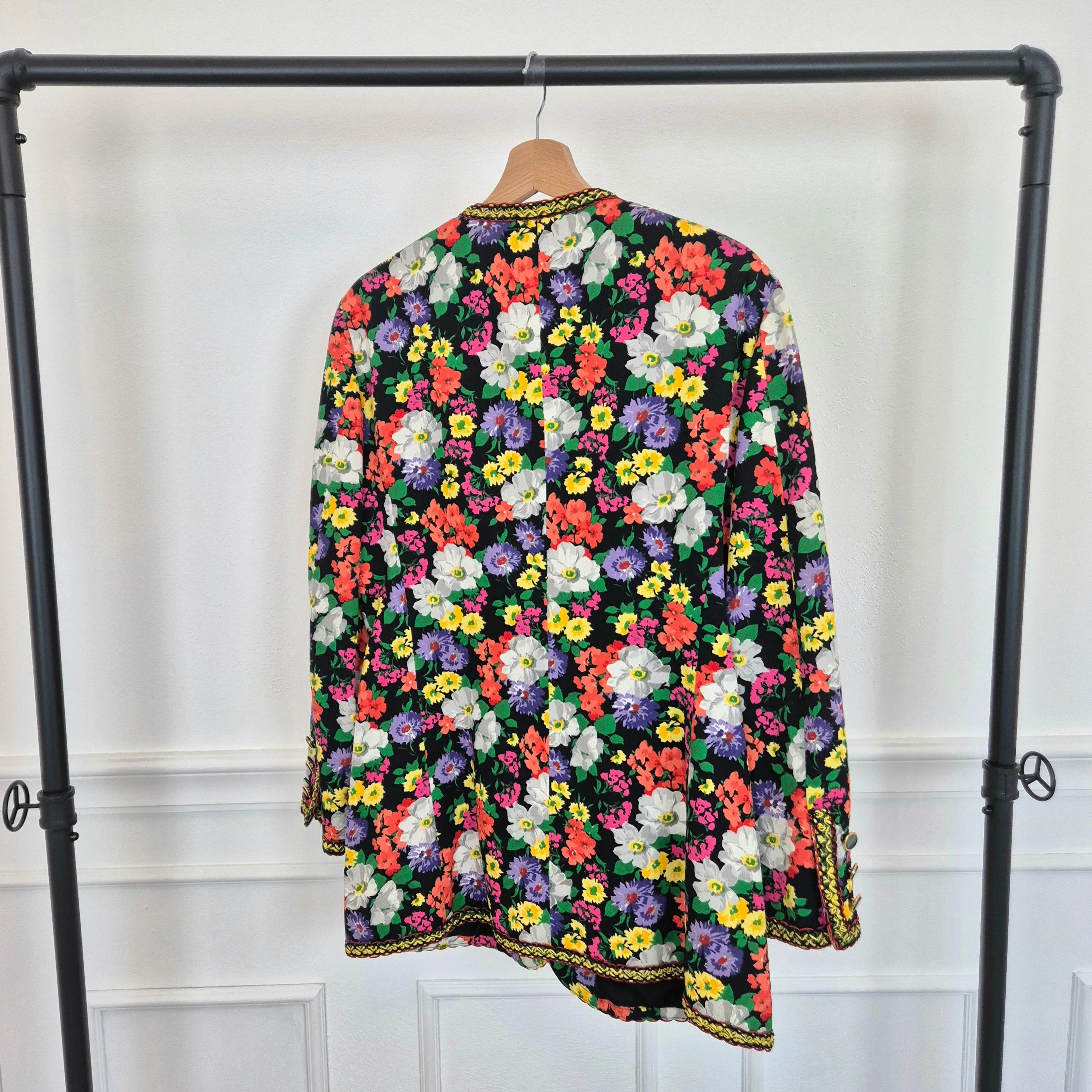 Moschino Couture | Blazer a fiori in cotone
