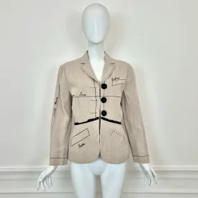 Moschino | Giacca "sarto" lino