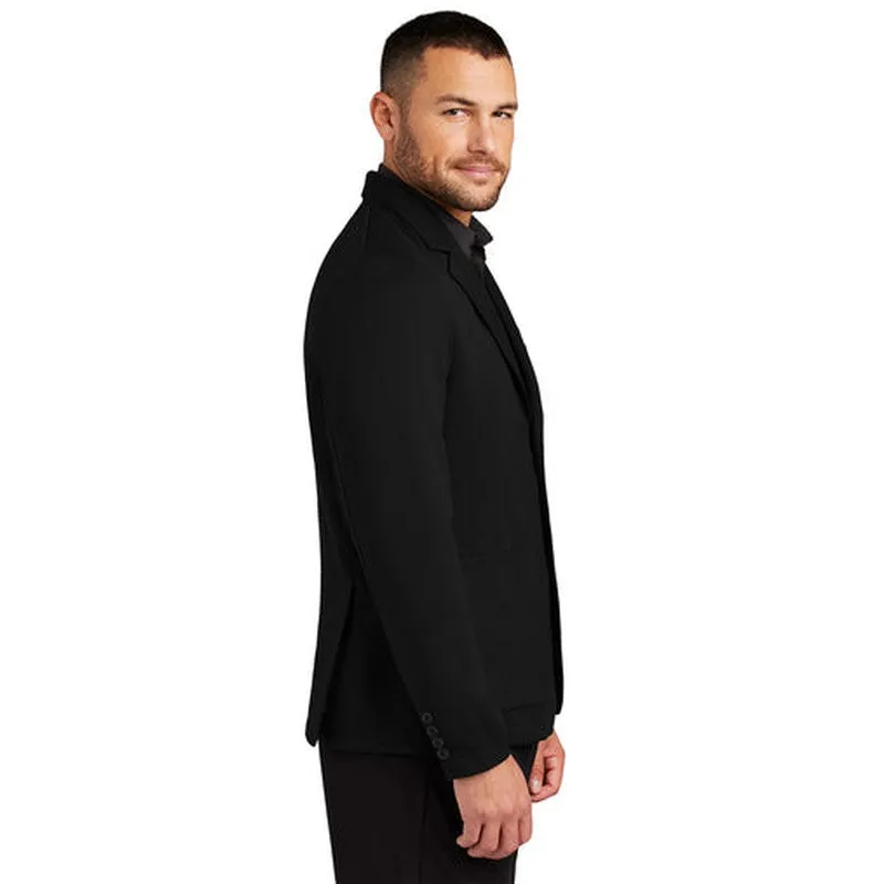 NEW JWMI - Mercer Mettle® Relaxed Knit Blazer - Deep Black