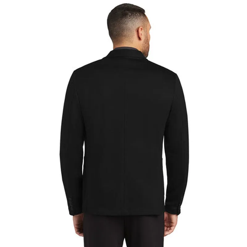 NEW JWMI - Mercer Mettle® Relaxed Knit Blazer - Deep Black