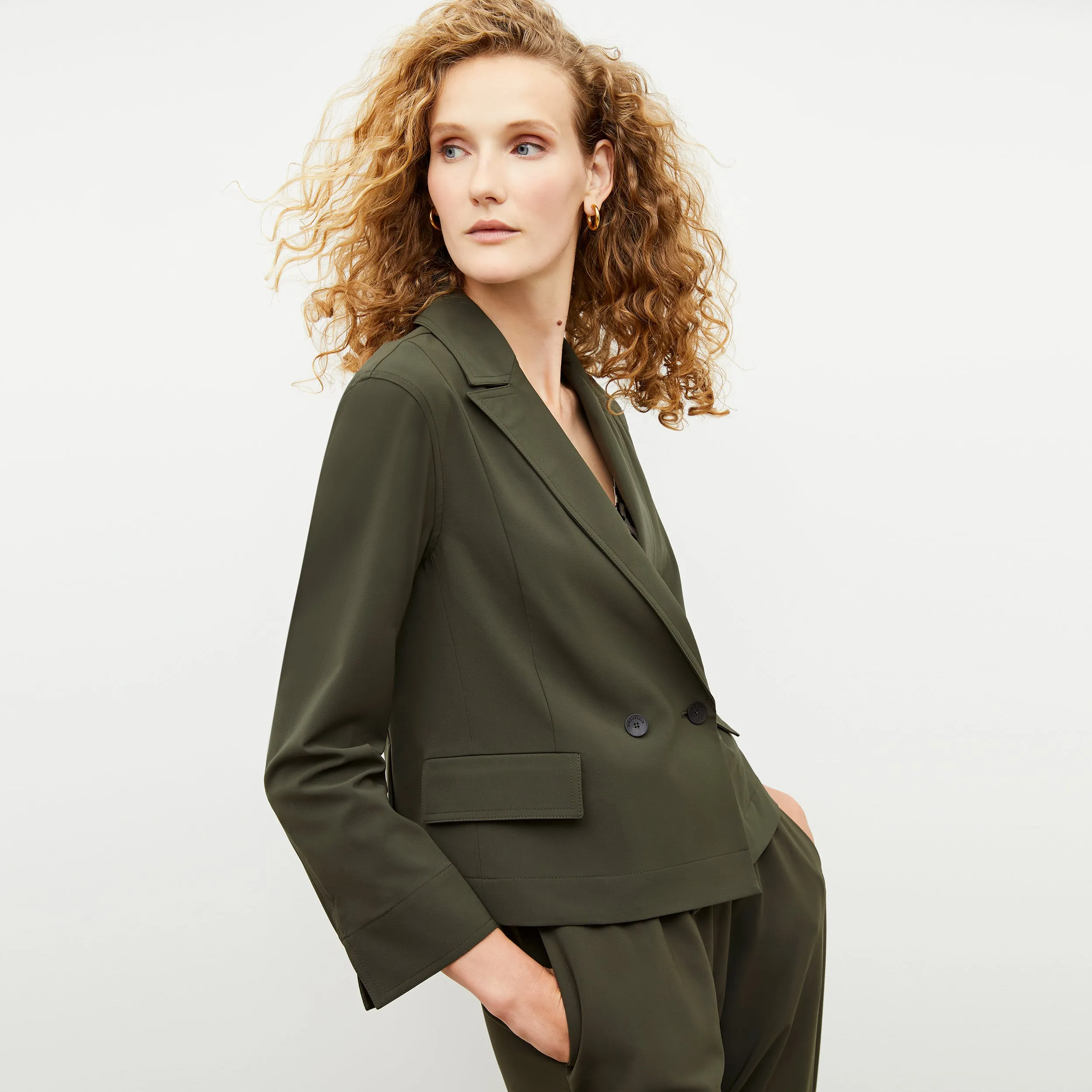 Nia Jacket - OrigamiTech :: Olive