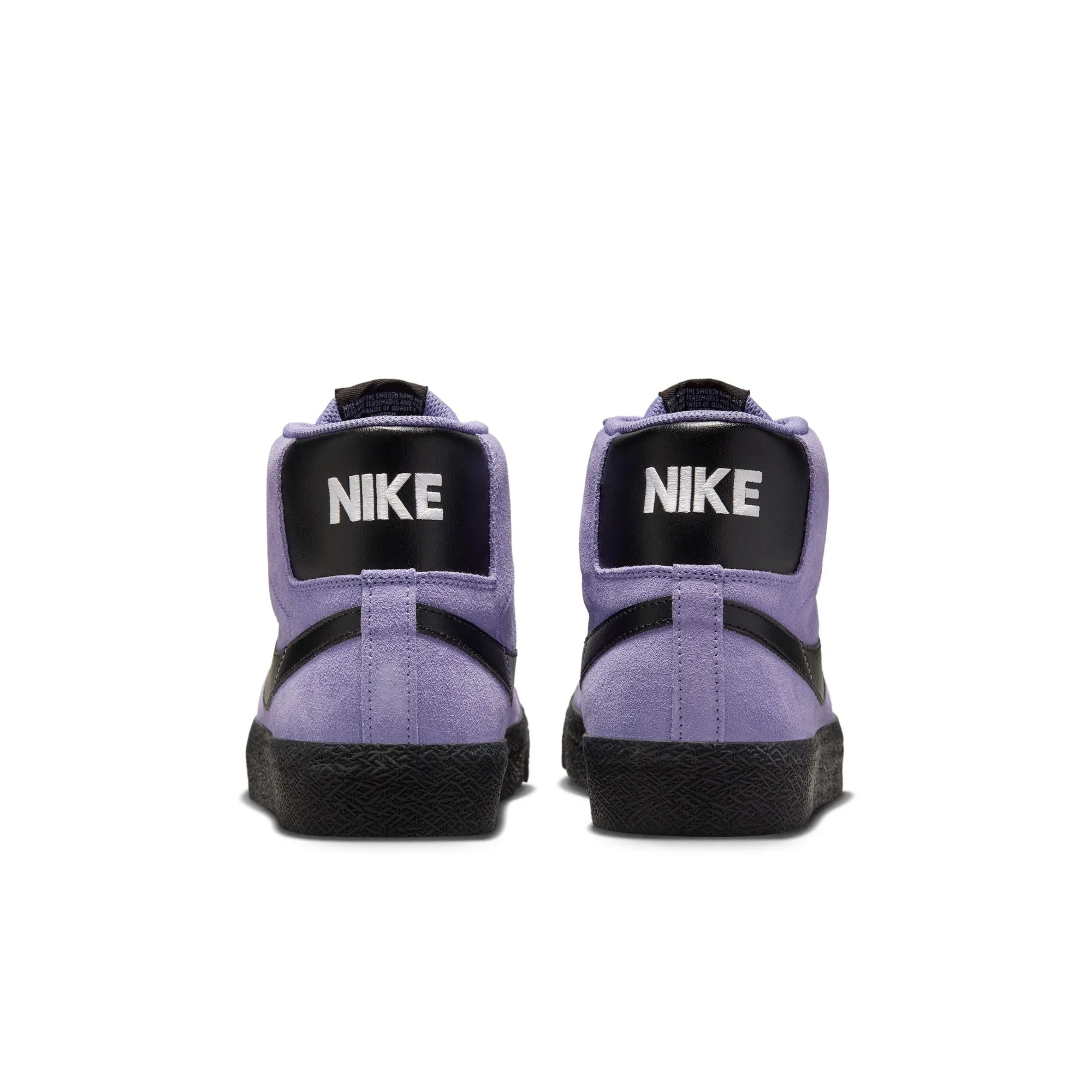 Nike SB Zoom Blazer Mid Skate Shoes-Dusty Amethyst/Black