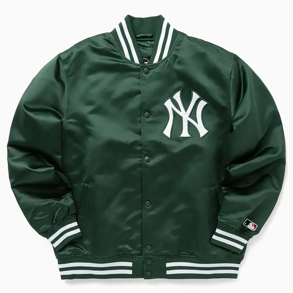 NY Yankees Green Satin Jacket For Men and Women