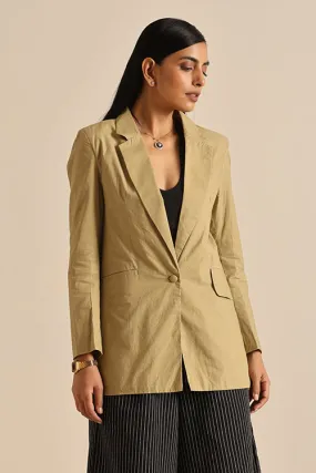 Okhai 'Serene' Herbal Dyed Pure Cotton Blazer