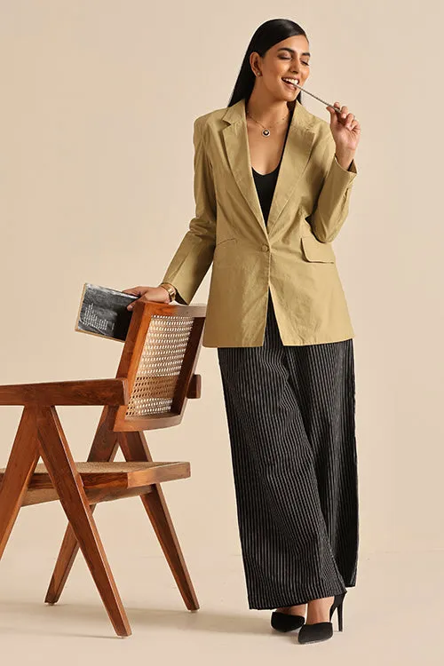 Okhai 'Serene' Herbal Dyed Pure Cotton Blazer