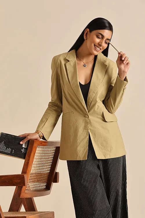 Okhai 'Serene' Herbal Dyed Pure Cotton Blazer