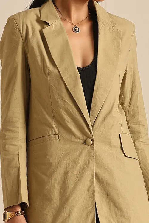 Okhai 'Serene' Herbal Dyed Pure Cotton Blazer
