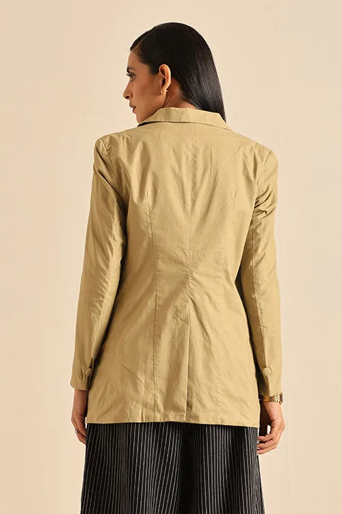 Okhai 'Serene' Herbal Dyed Pure Cotton Blazer