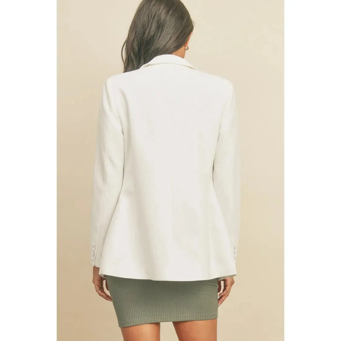 ON POINT ONE BUTTON BLAZER