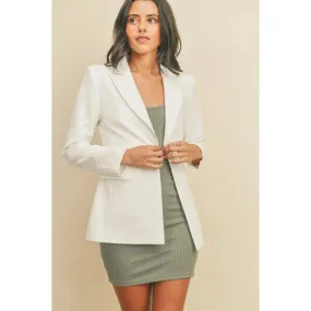 ON POINT ONE BUTTON BLAZER