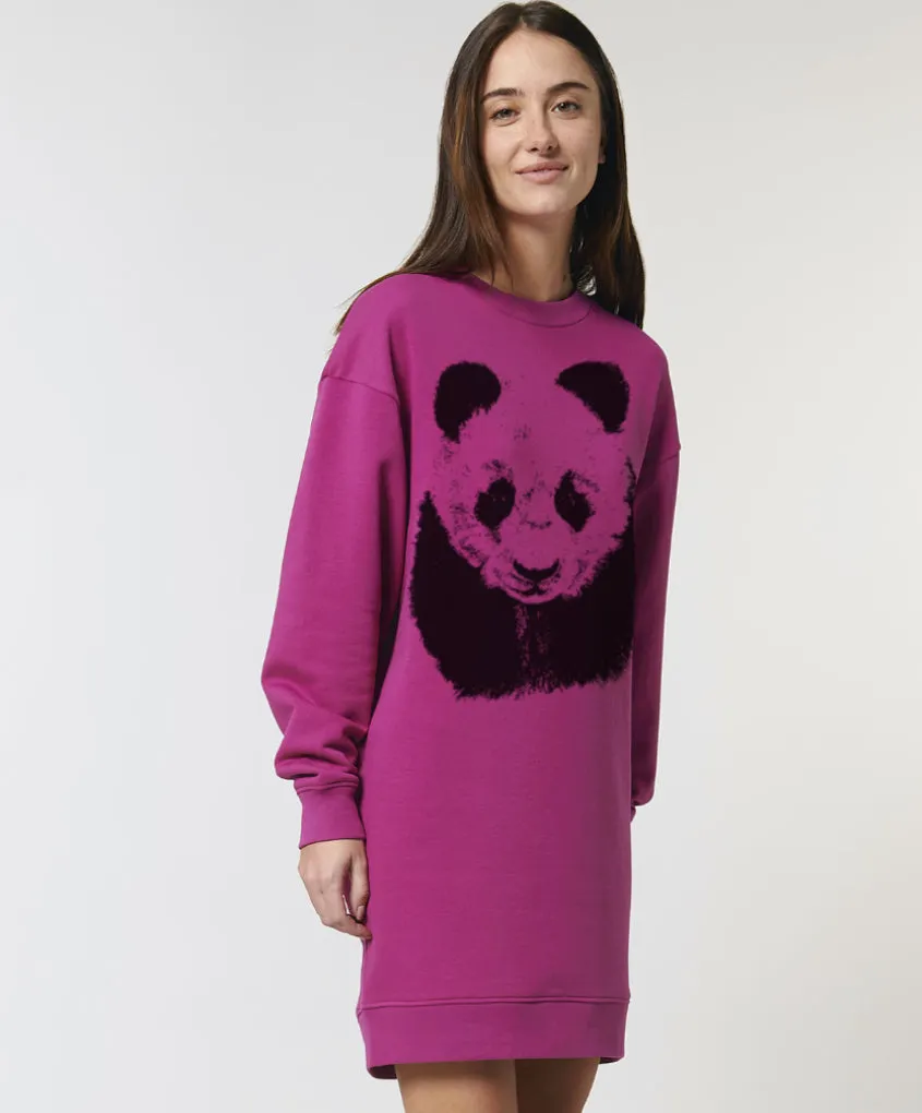 Oversized Sweatshirt dress, Panda