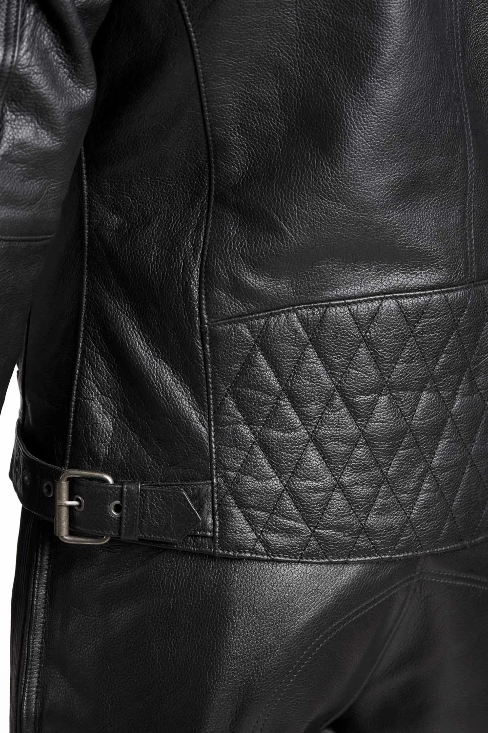 Pando Moto Twin Leather Jacket - Black