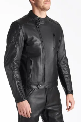 Pando Moto Twin Leather Jacket - Black