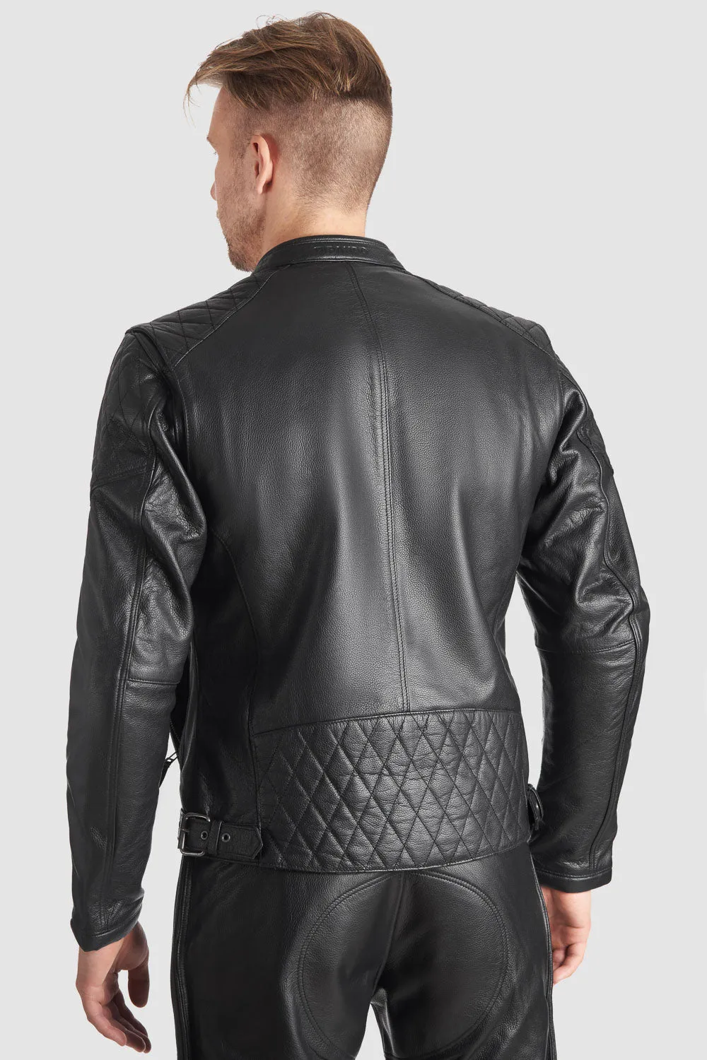 Pando Moto Twin Leather Jacket - Black