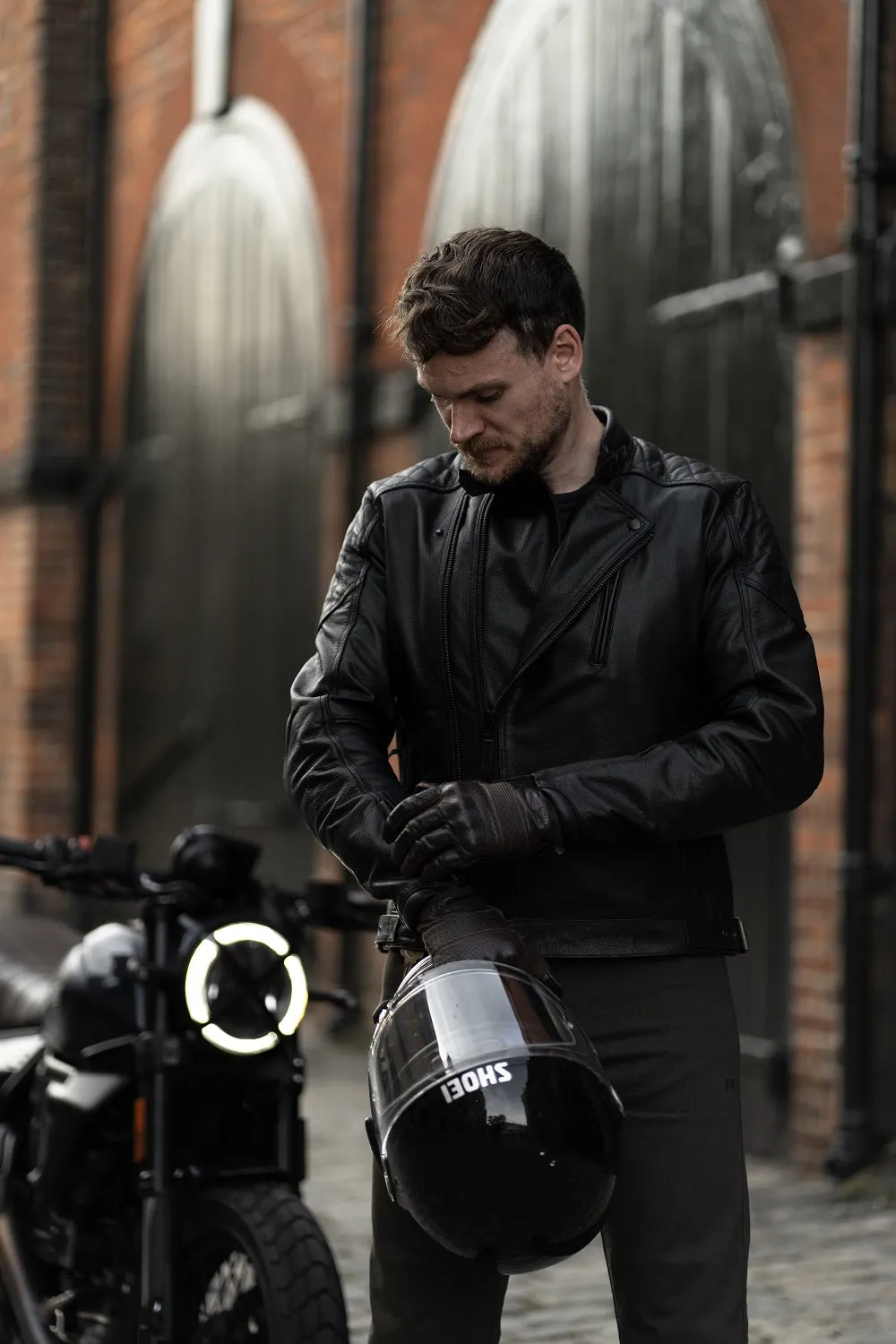 Pando Moto Twin Leather Jacket - Black