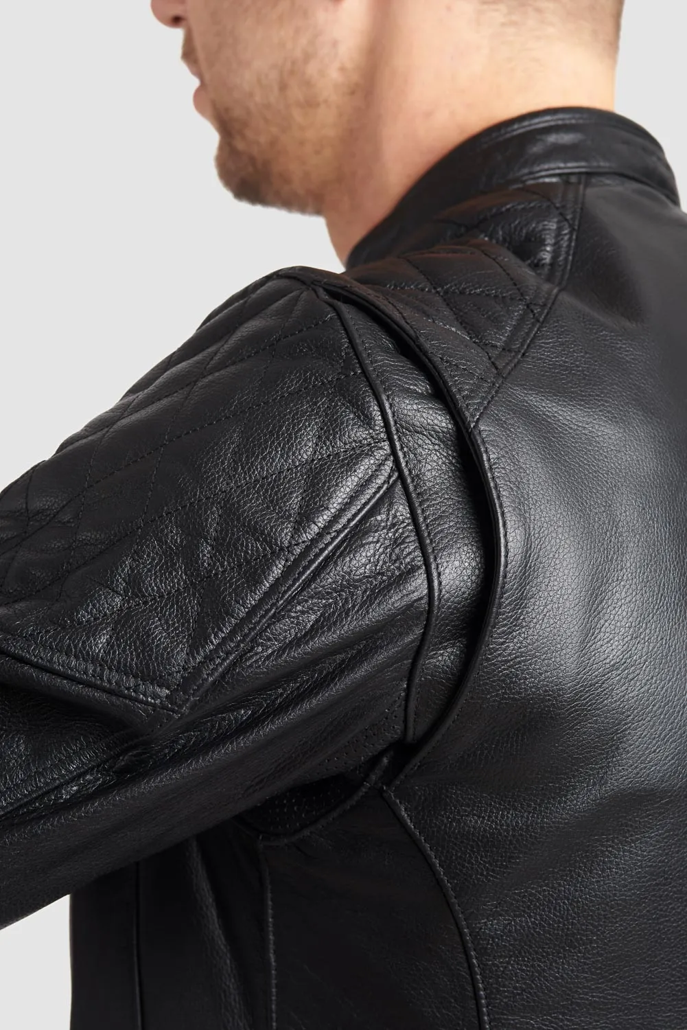 Pando Moto Twin Leather Jacket - Black