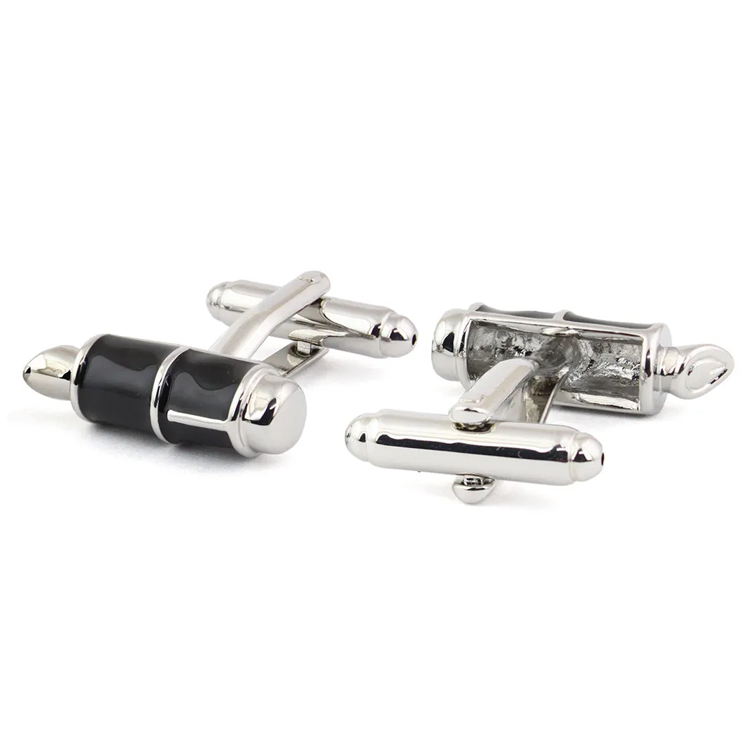 Peluche The Writer's Friend Set Cufflink and lapel Pin Set