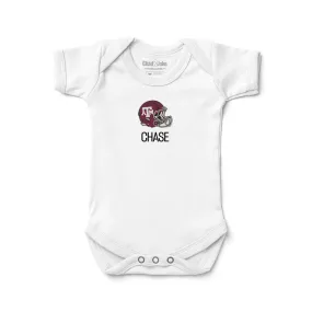 Personalized Texas A&M Aggies Helmet Bodysuit