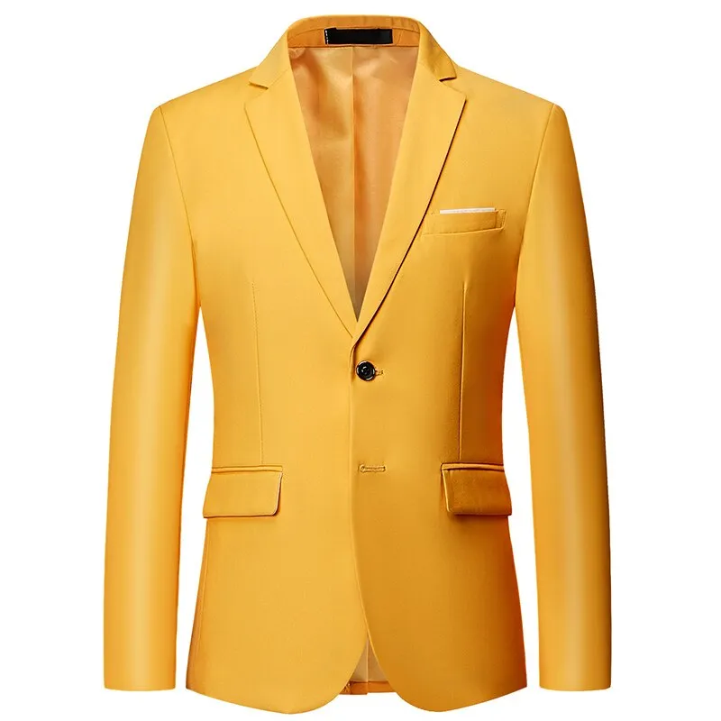 Plyesxale Blau Rot Grün Weiß Grau Gelb Lila Blazer Herren Slim Fit Herren Blazer Freizeitjacke 5-6XL Herren Blazer Q65