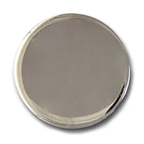 Polished Chrome Blazer Button