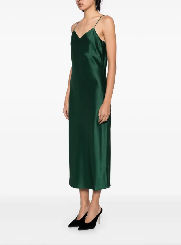 Polo Ralph Lauren satin midi slip dress