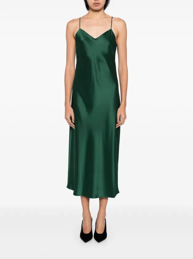 Polo Ralph Lauren satin midi slip dress