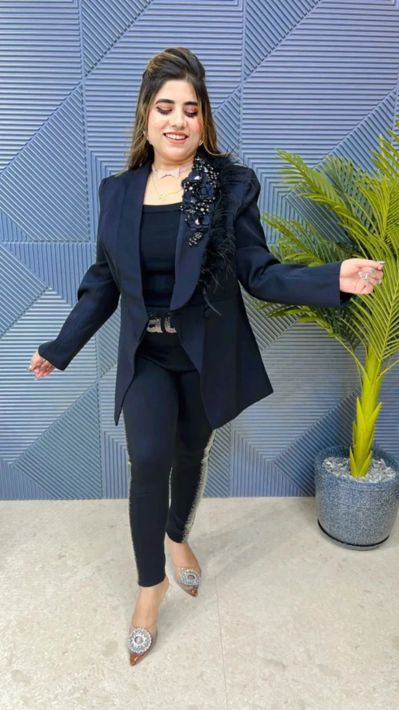 Premium Quality Imported Fabric Blazer GGR666