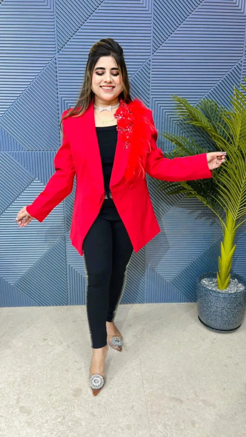 Premium Quality Imported Fabric Blazer GGR666