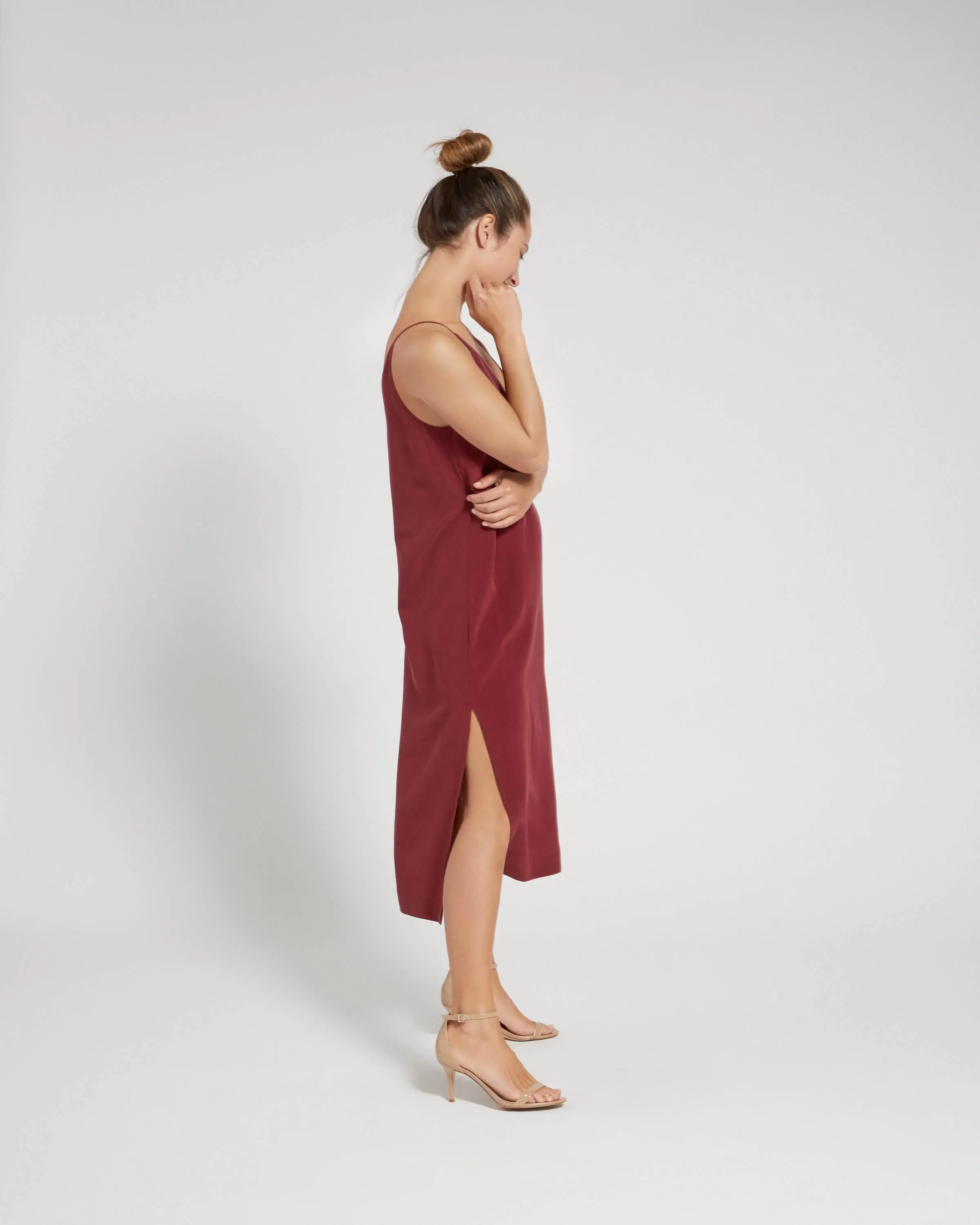 Premium Silk Slip Dress
