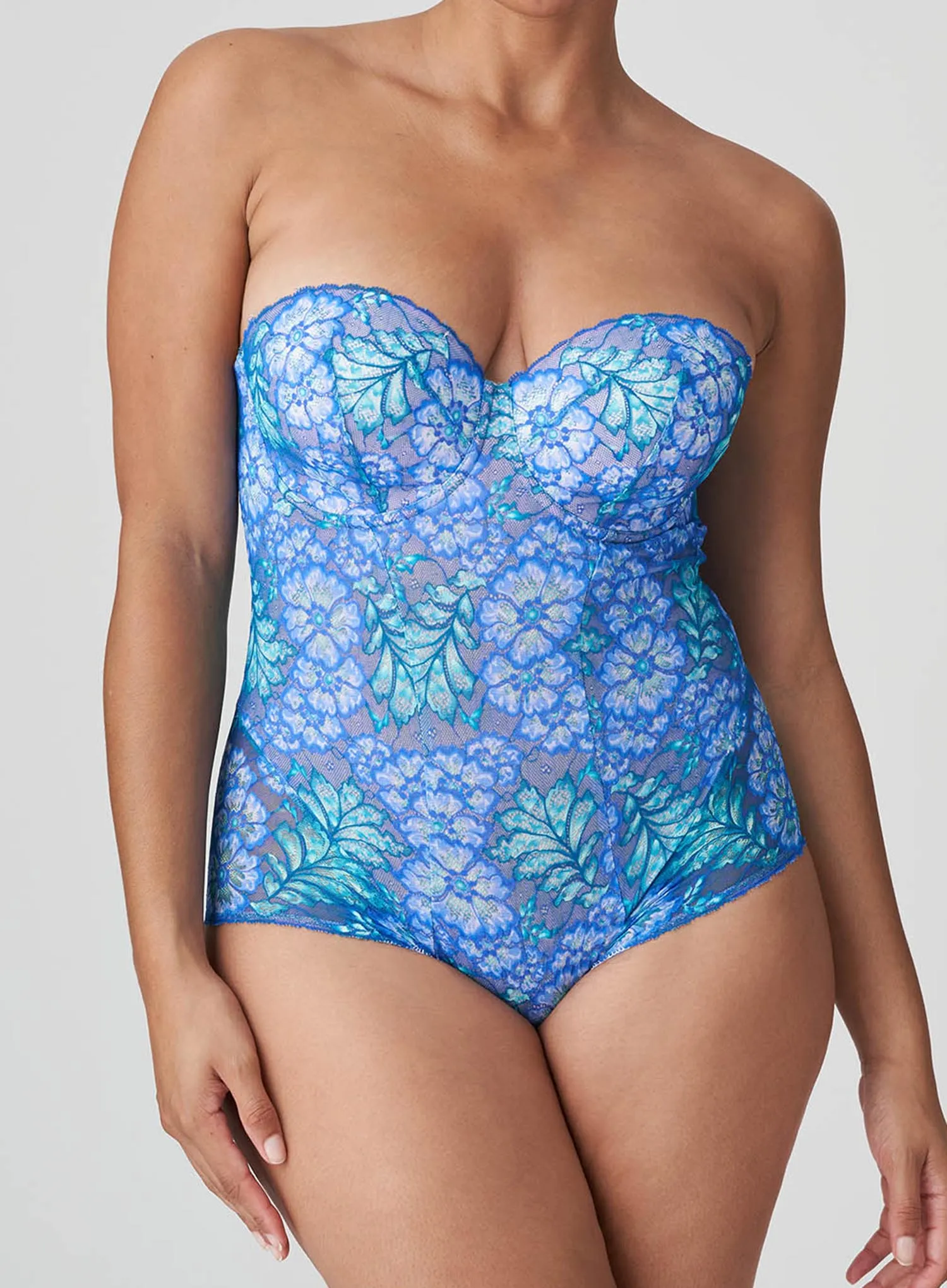 PrimaDonna Twist: Morro Bay Underwired Bodysuit Mermaid Blue