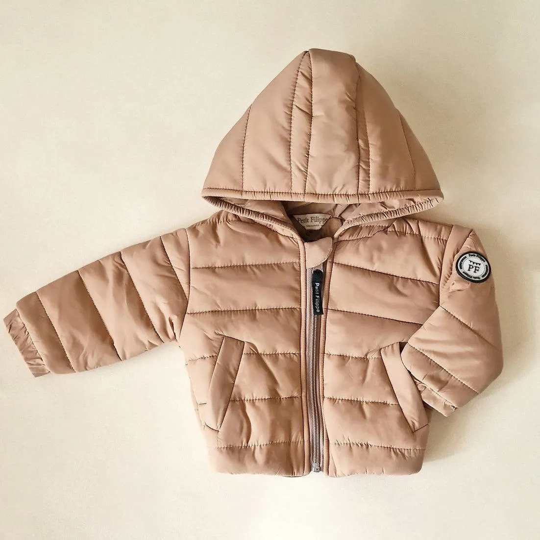 Puffer Jacket - Beige