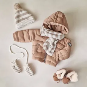 Puffer Jacket - Beige