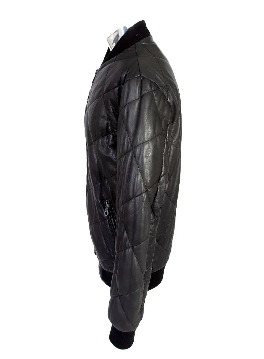 Quilted Leather Jacket