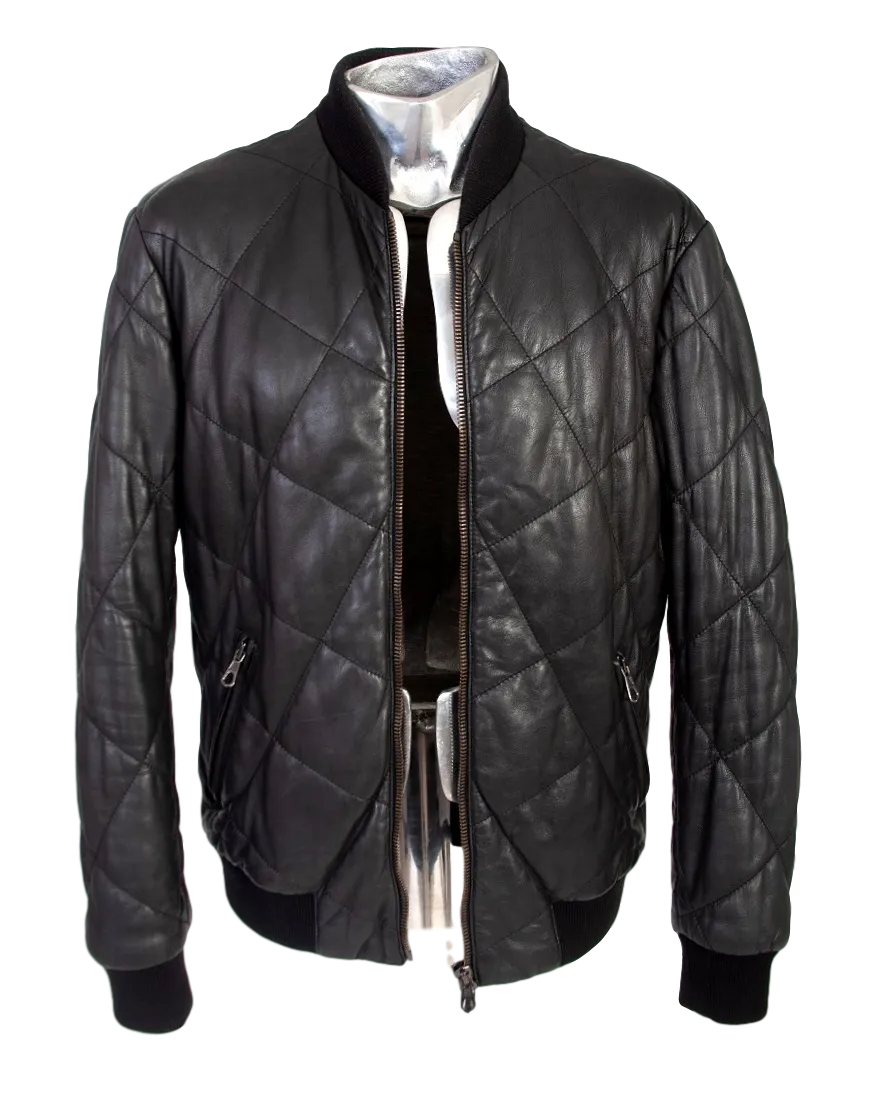 Quilted Leather Jacket