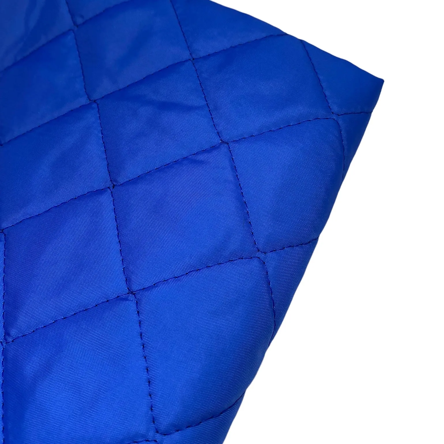 Quilted Nylon - Square - Neon Yellow