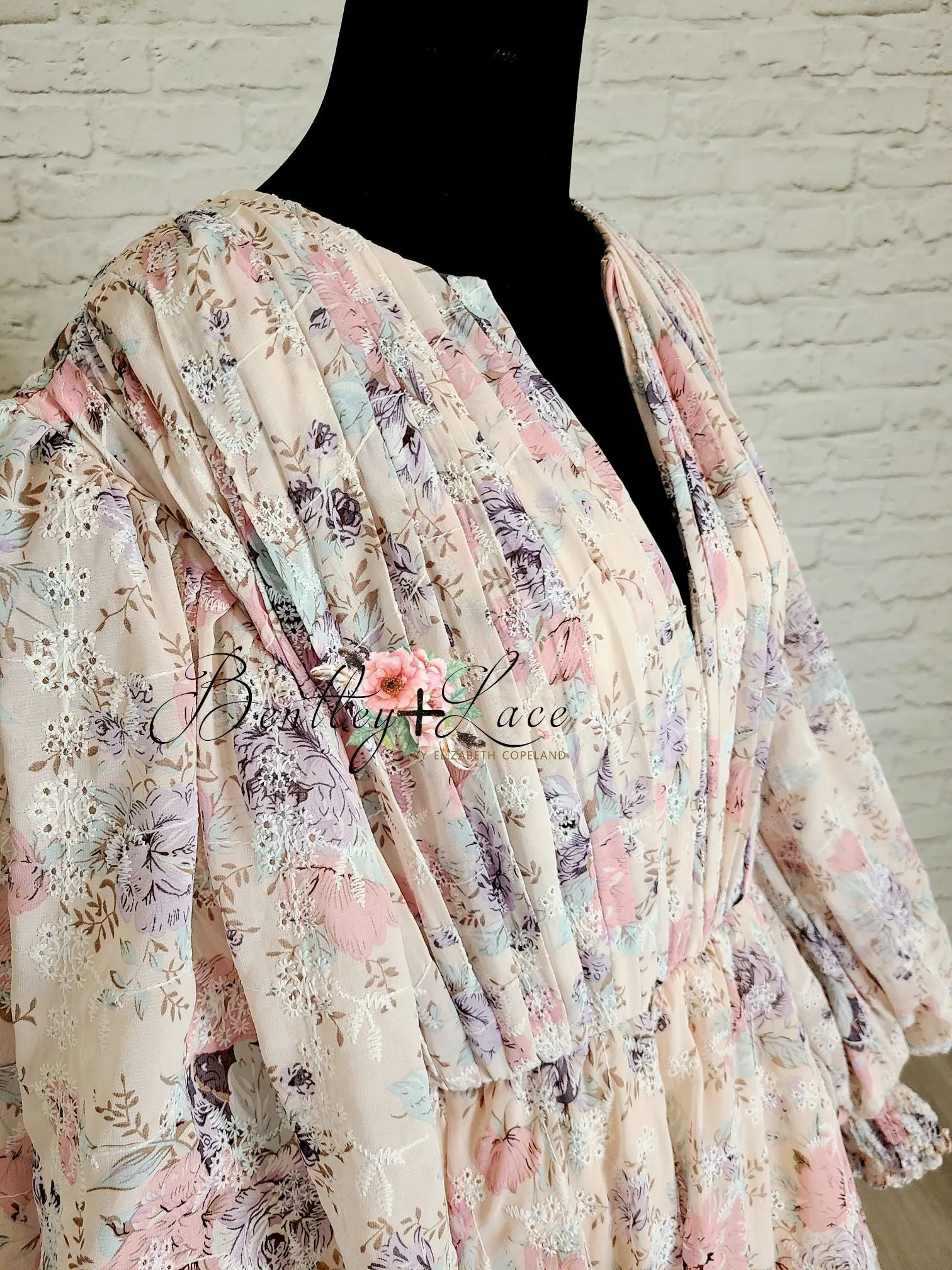 "Sarah" - Beautiful boho inspired gown - (TEEN-ADULT) Maternity Friendly.