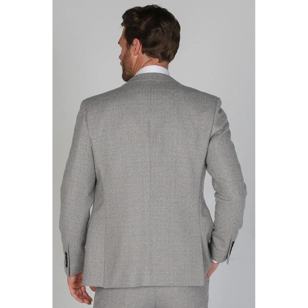 Ralph - Men's Classic Cream Tweed Blazer