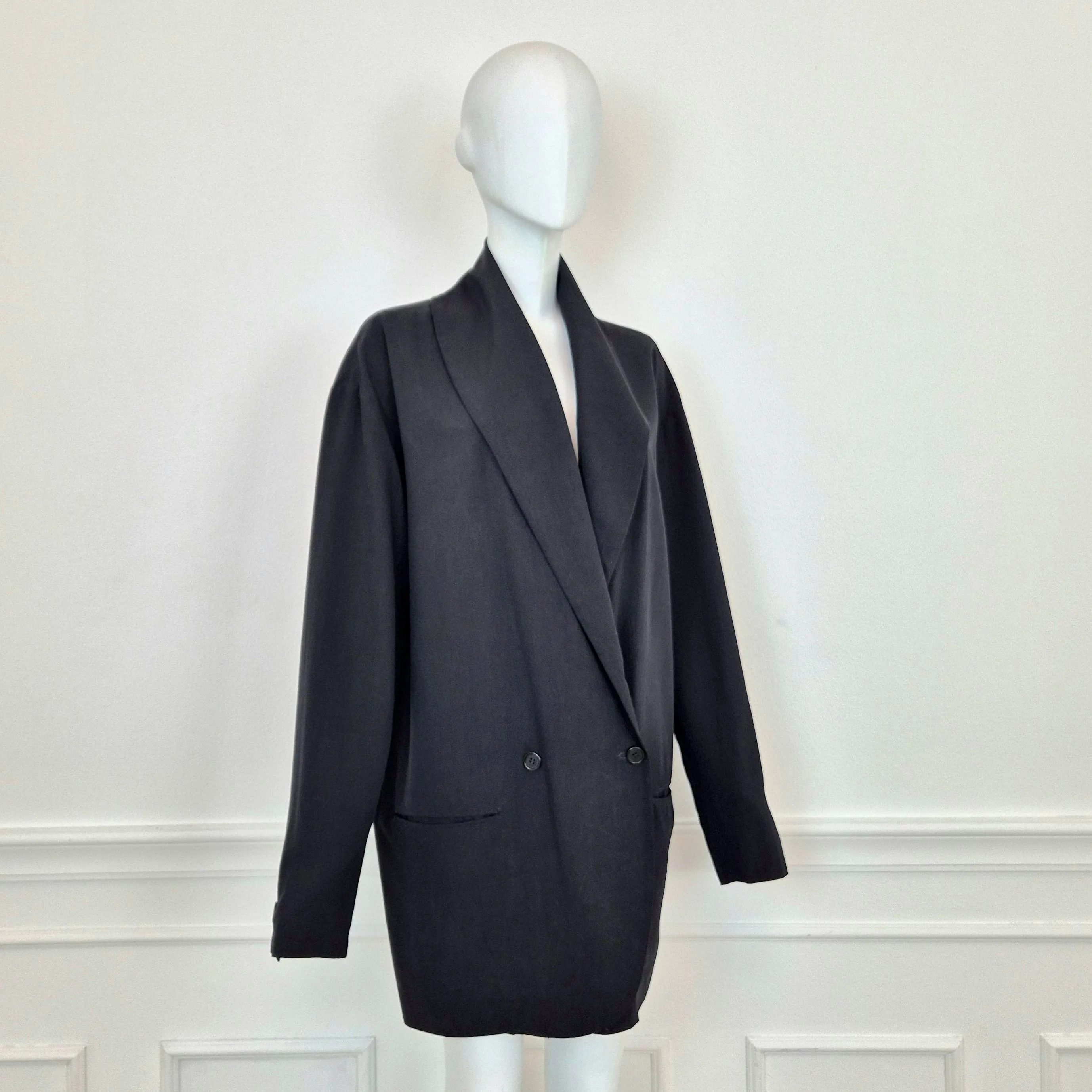 Romeo Gigli | Giacca oversize in seta lavata 1988