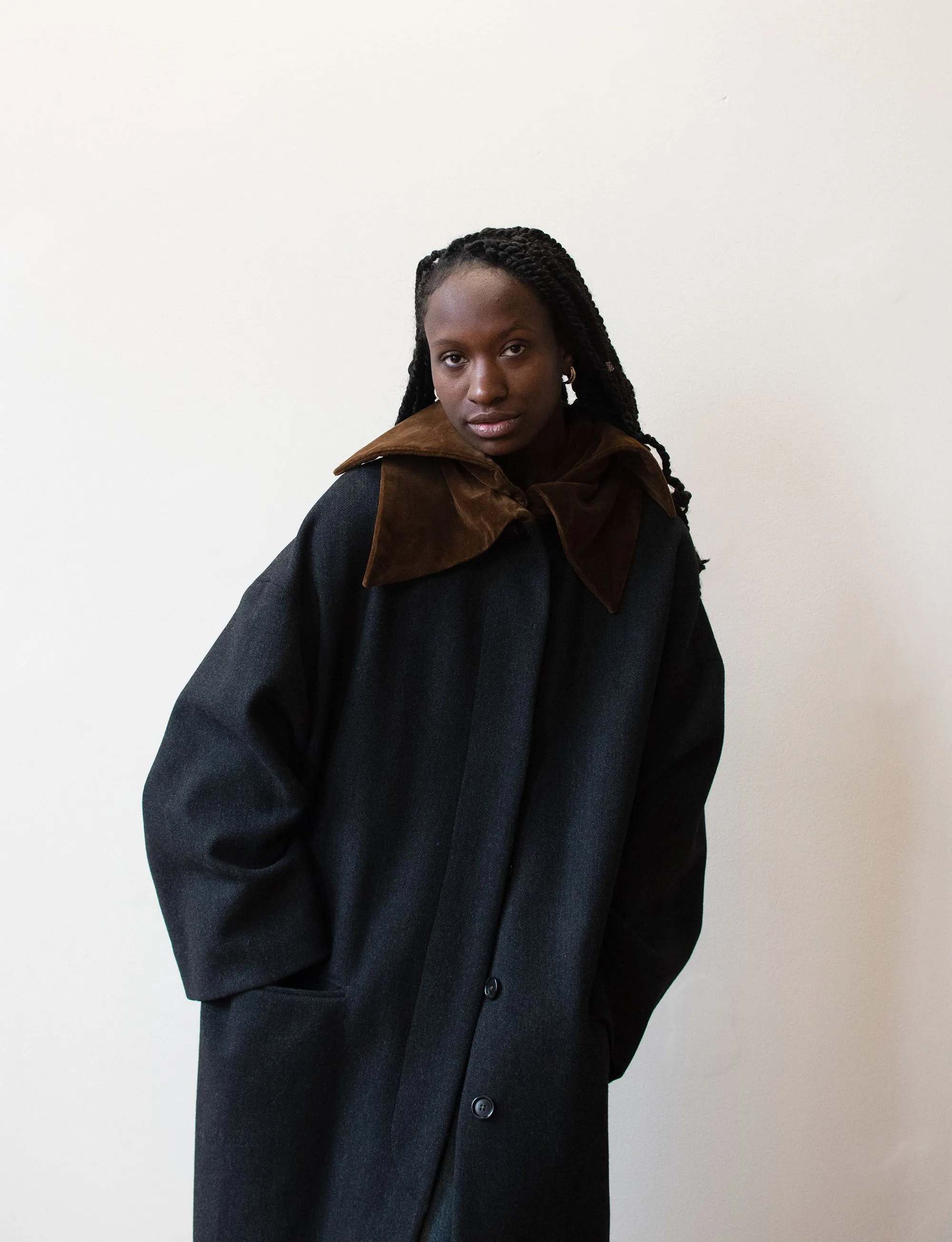Romeo Gigli Petal Collar Coat  | A Virtual Affair