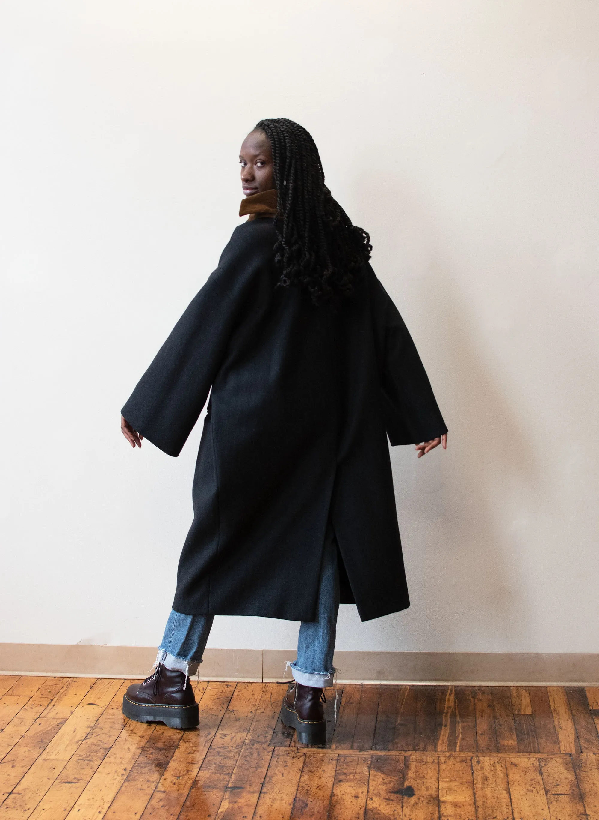 Romeo Gigli Petal Collar Coat  | A Virtual Affair