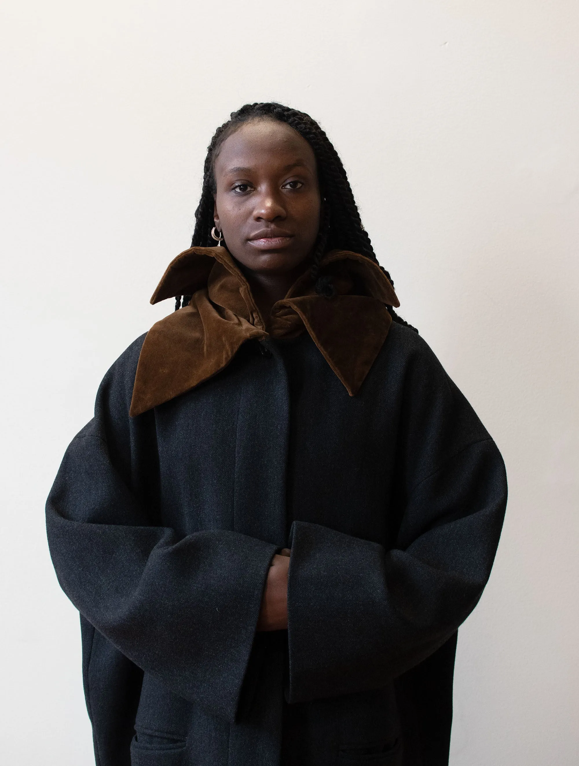 Romeo Gigli Petal Collar Coat  | A Virtual Affair