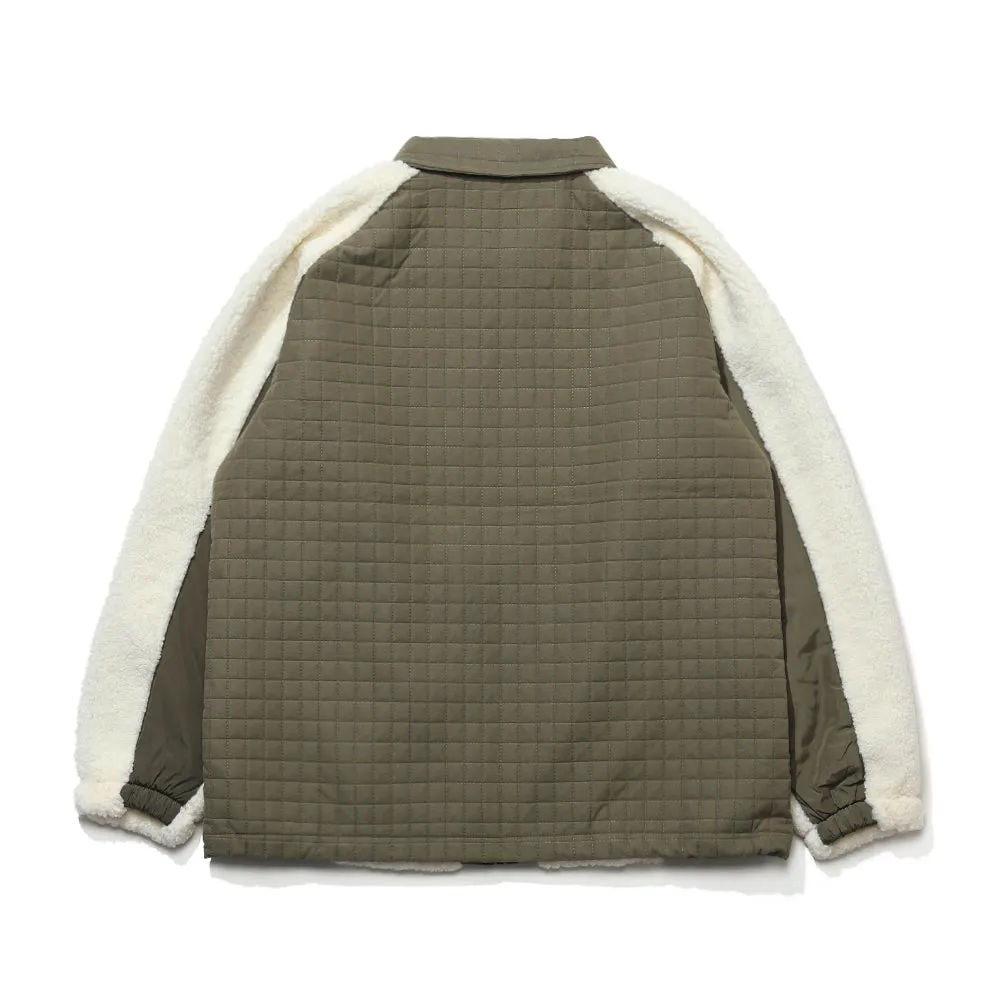 RYC FLEECE JACKET CREAM / KHAKI