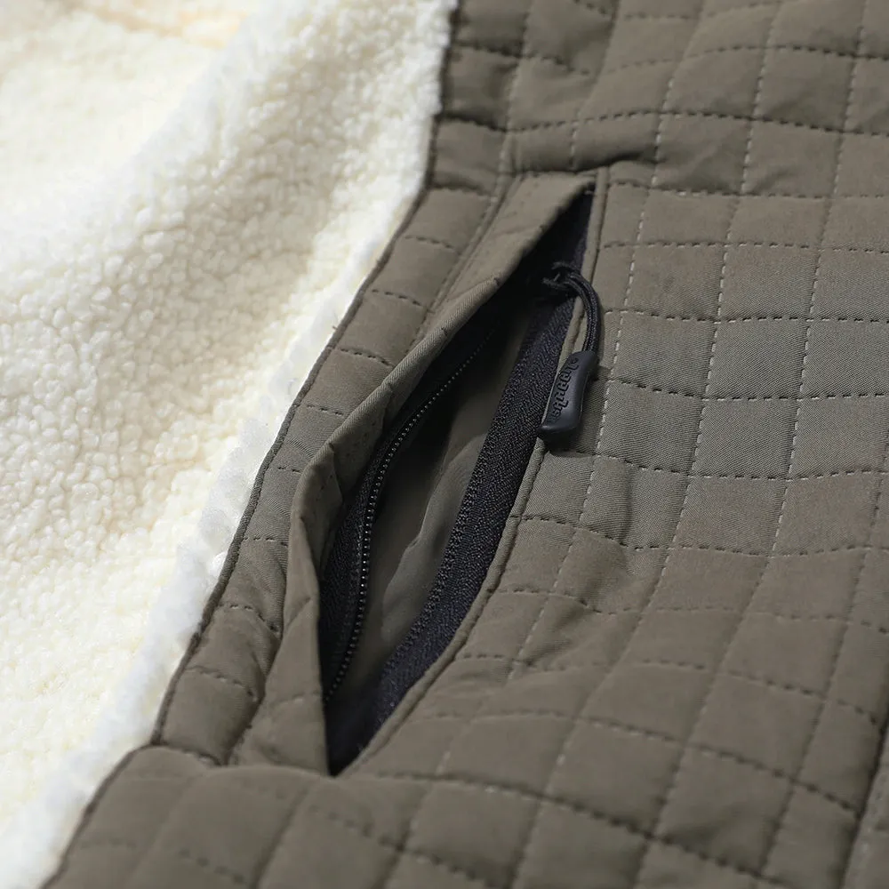 RYC FLEECE JACKET CREAM / KHAKI
