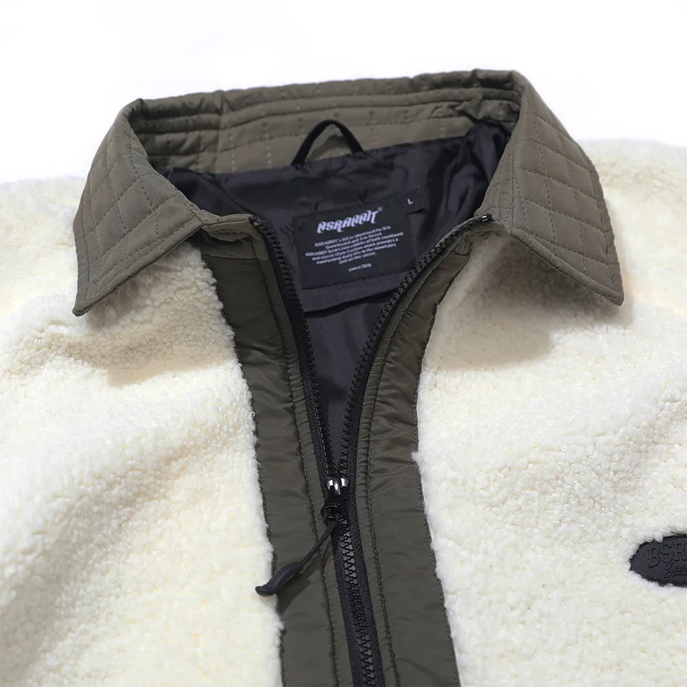 RYC FLEECE JACKET CREAM / KHAKI