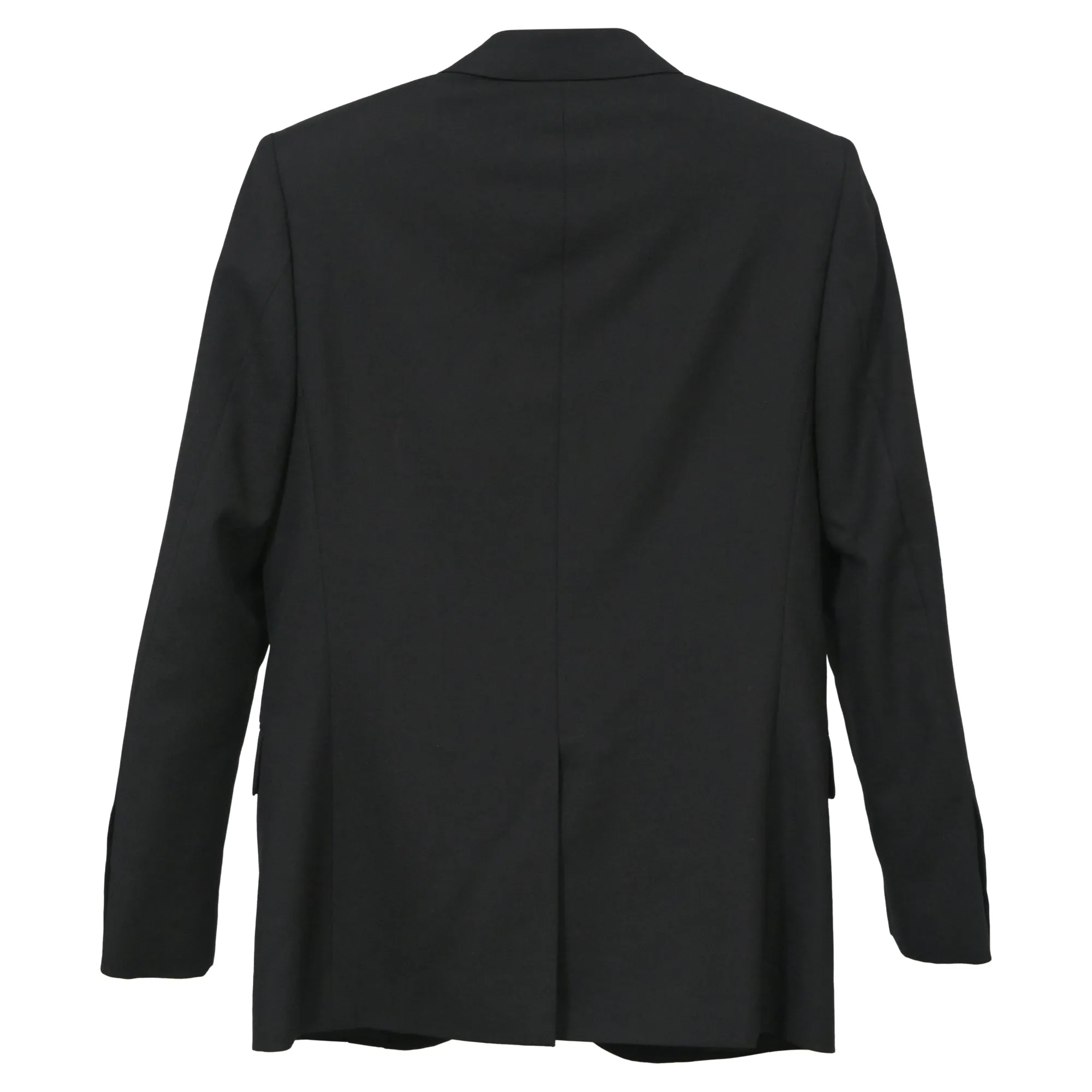 Saint Laurent Slim Fit Blazer in Black Wool