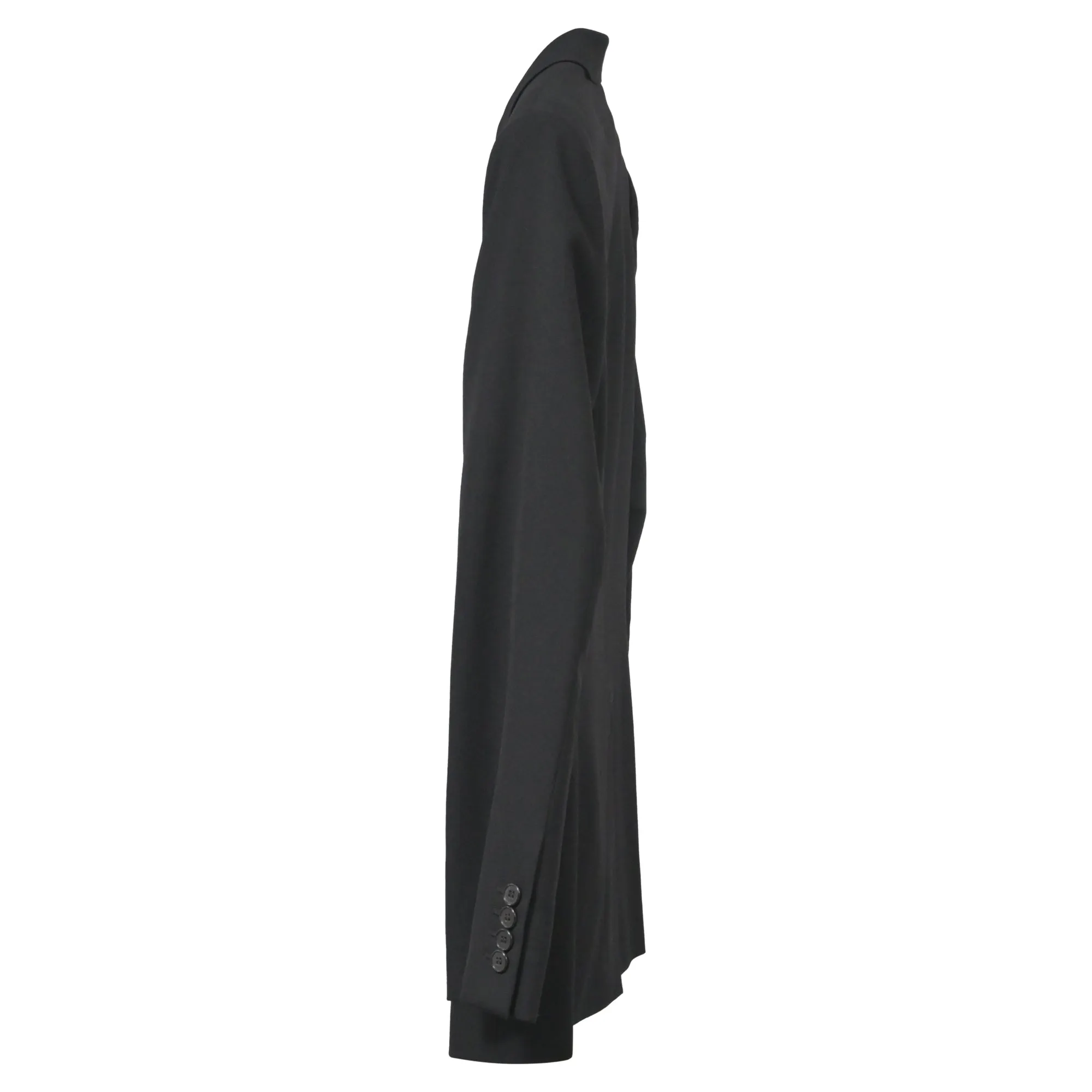 Saint Laurent Slim Fit Blazer in Black Wool