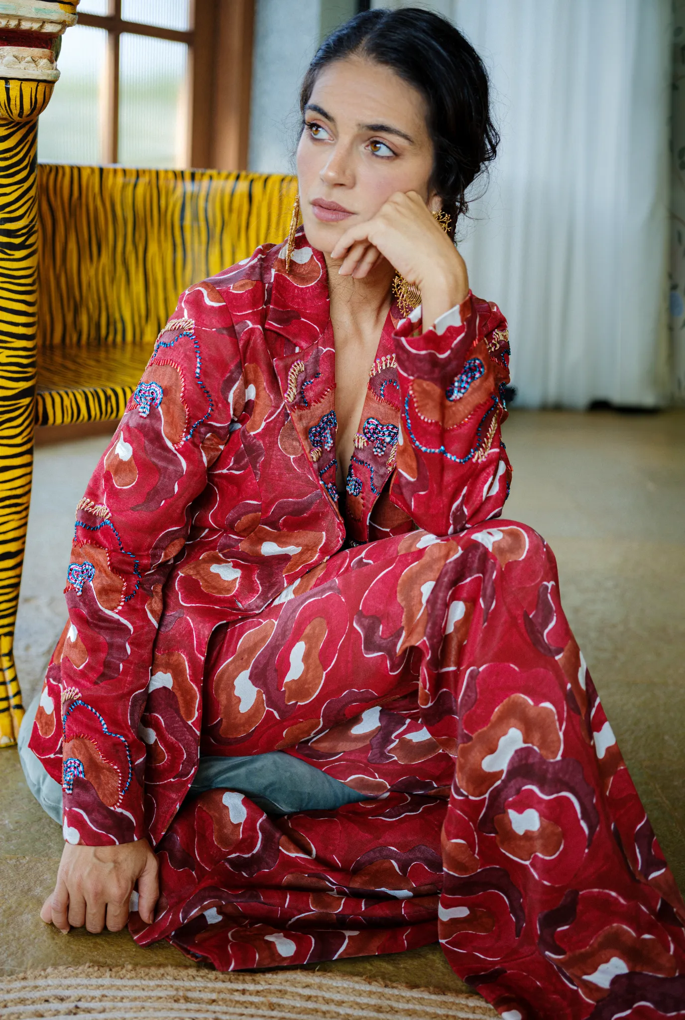 Salima Silk Blazer