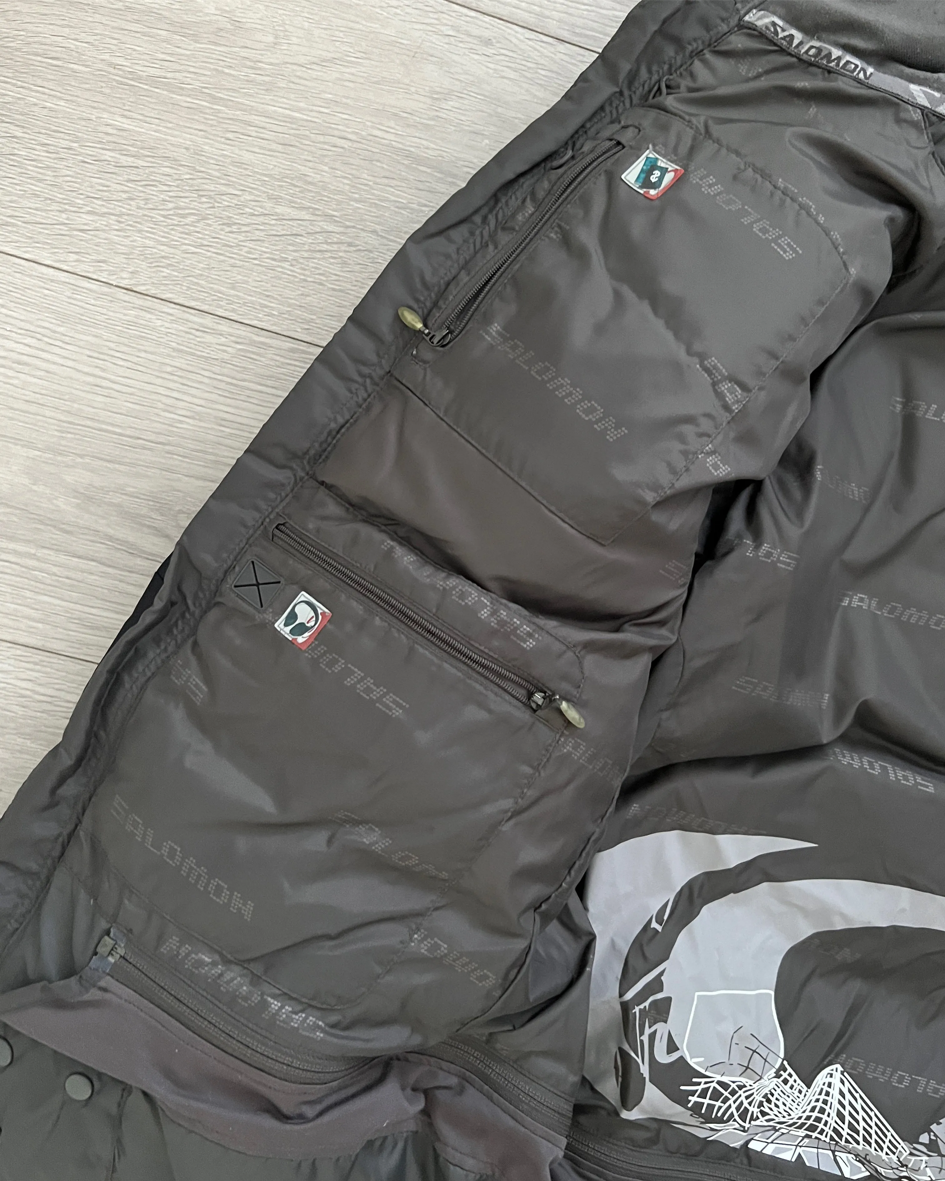 Salomon 1990s Technical Heavy Down Puffer Jacket - Size L