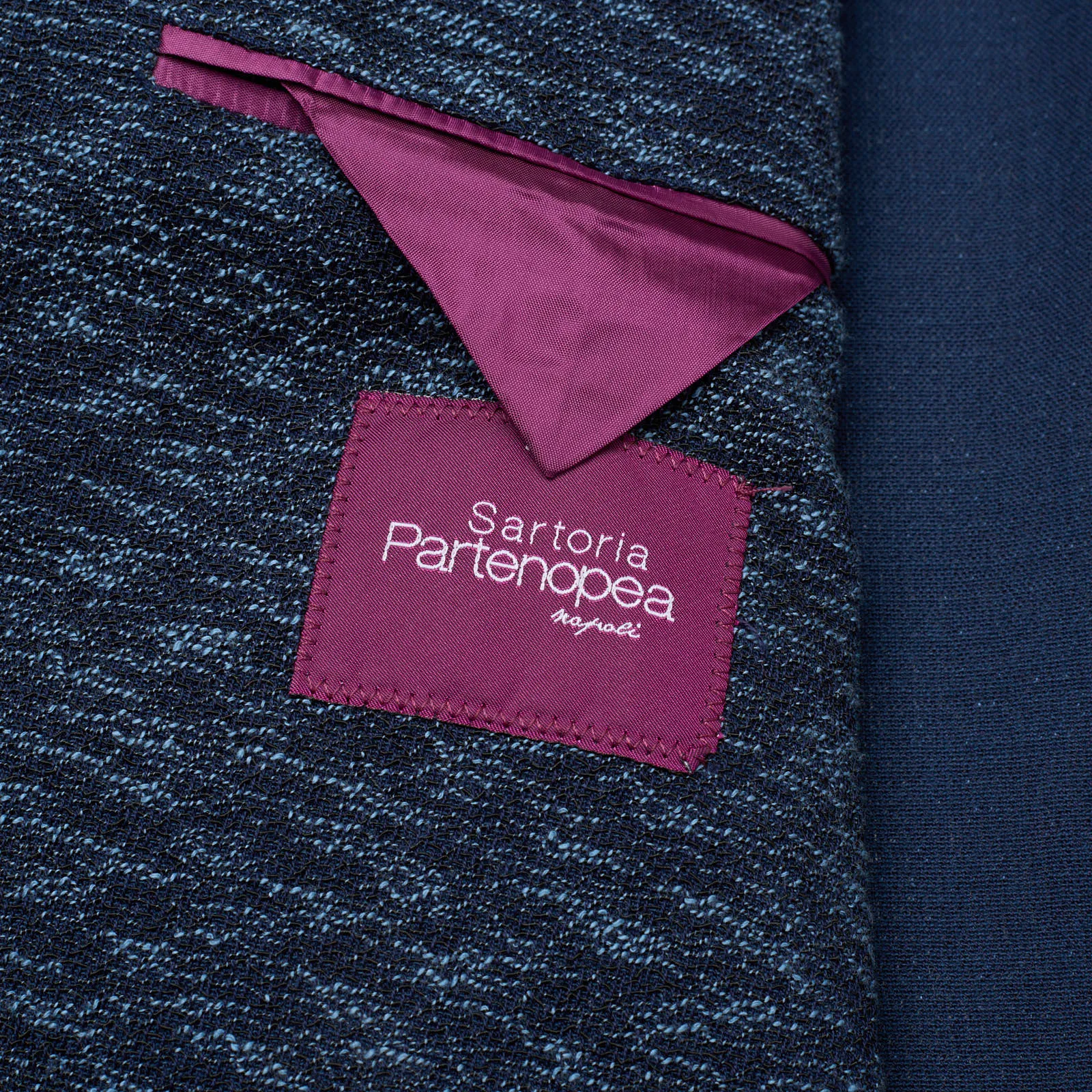 SARTORIA PARTENOPEA Blue Cotton Jacket Blazer EU 48 NEW US 38 Current Model
